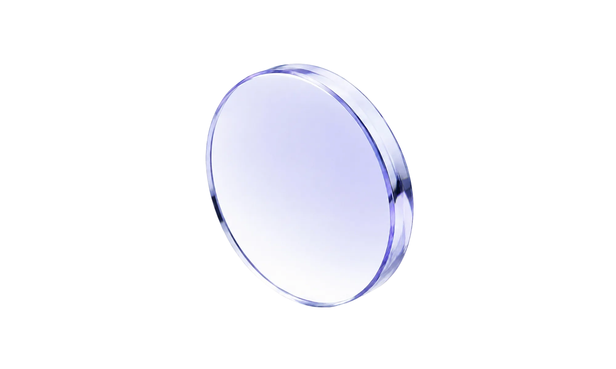 正弯月透镜，N-BK7，未镀膜：350 nm-2.0 μm