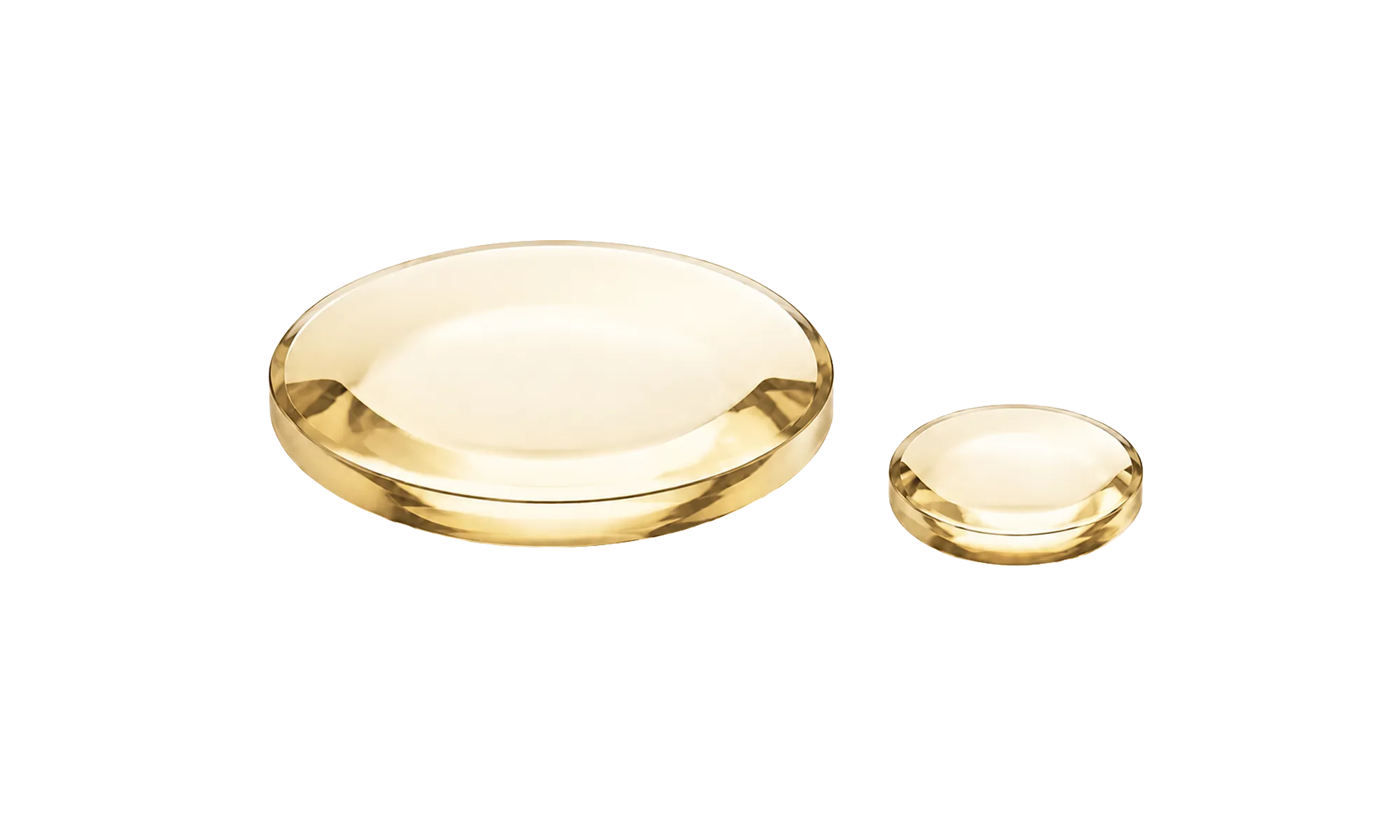 平凹透镜，CaF2，未镀膜：200 nm-8.0 μm