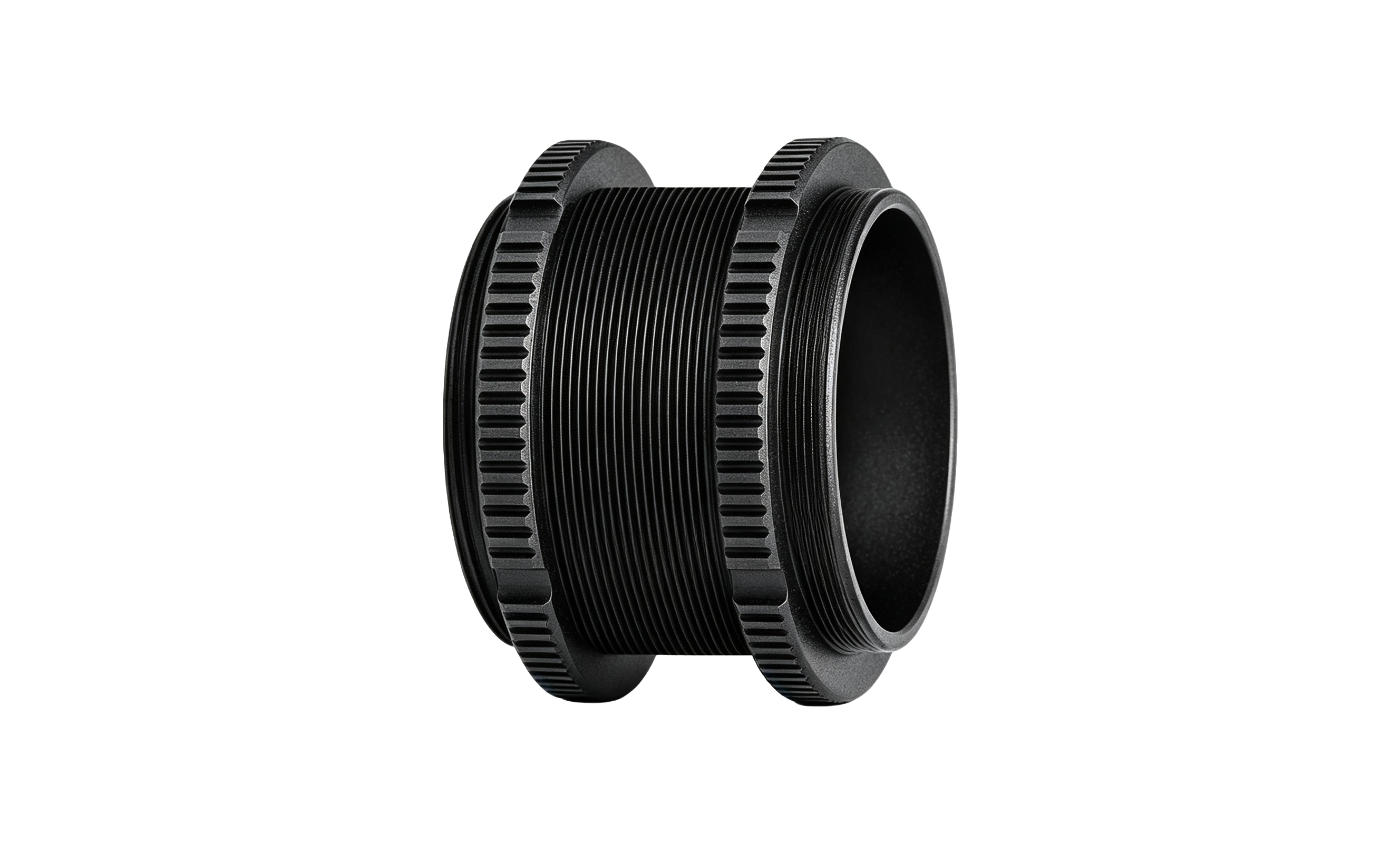 SM1透镜套筒转接件，外螺纹，外螺纹长度：25.4 mm，附带2个SM1螺纹锁紧外卡环