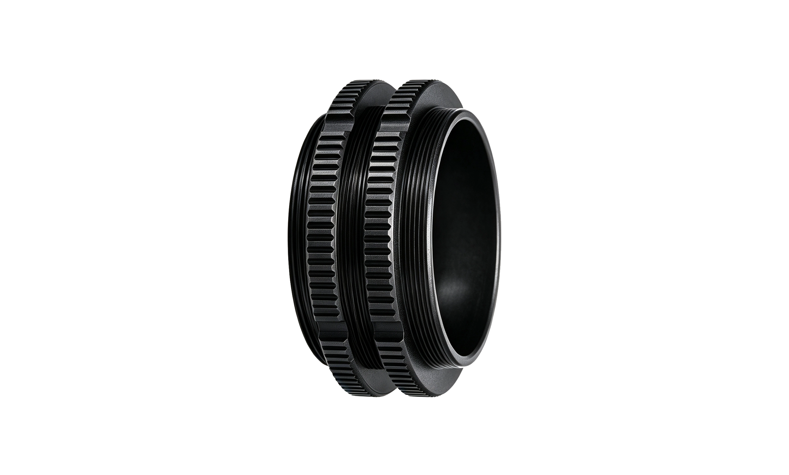 SM05透镜套筒转接件，外螺纹，外螺纹长度：12.7 mm，附带2个SM05螺纹锁紧外卡环